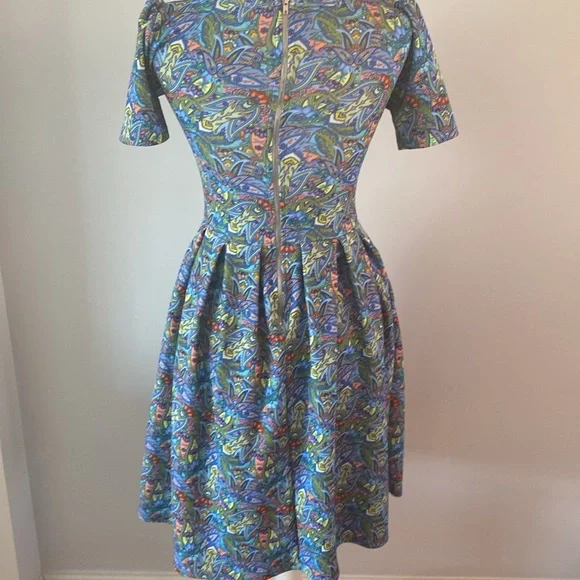 LuLaRoe XX fit and flare dress - Picture 8 of 12